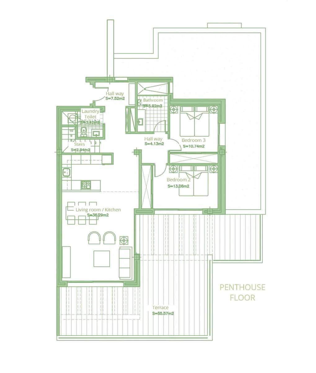 Ático de 3 habitaciones en Estepona en venta con piscina garaje - 997.000 € (Ref: 9777846)