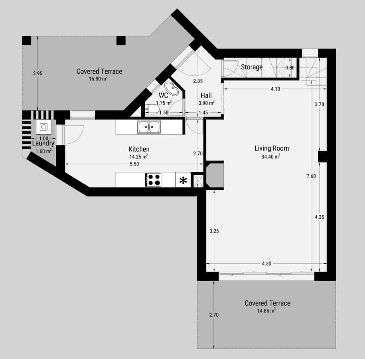 3 bedroom Townhouse for sale in Bel-Air with pool garage - € 550,000 (Ref: 9976907)