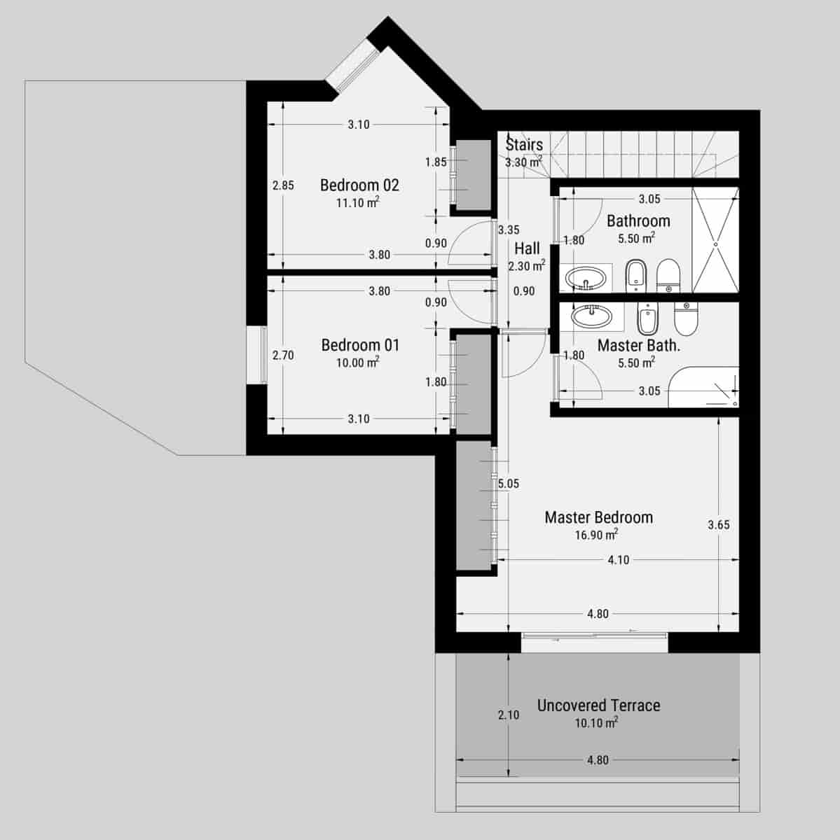 3 bedroom Townhouse for sale in Bel-Air with pool garage - € 550,000 (Ref: 9976907)