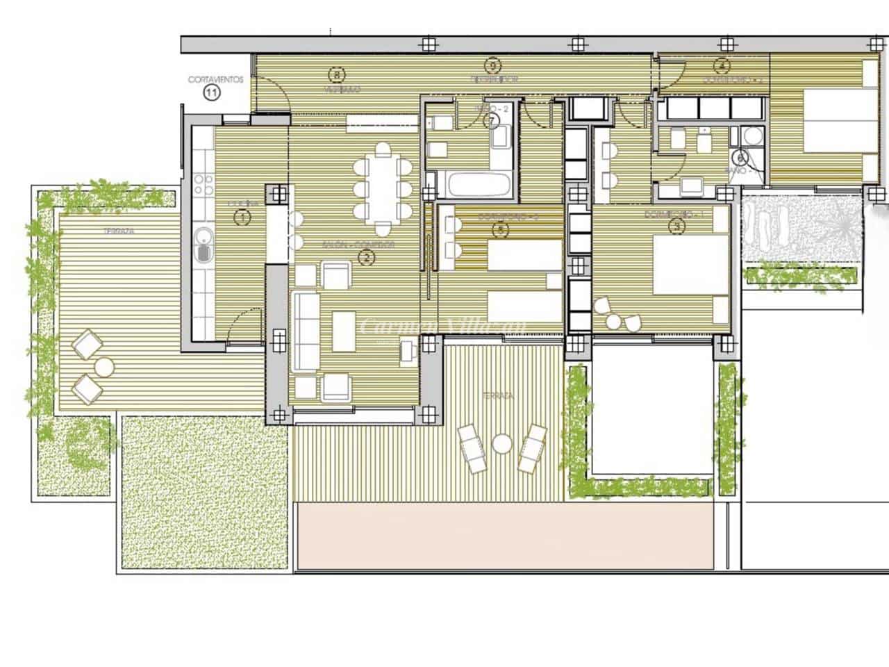 3 Zimmer Apartment zu verkaufen in Caleta de Fuste mit Pool Garage - 290.000 € (Ref: 9480628)