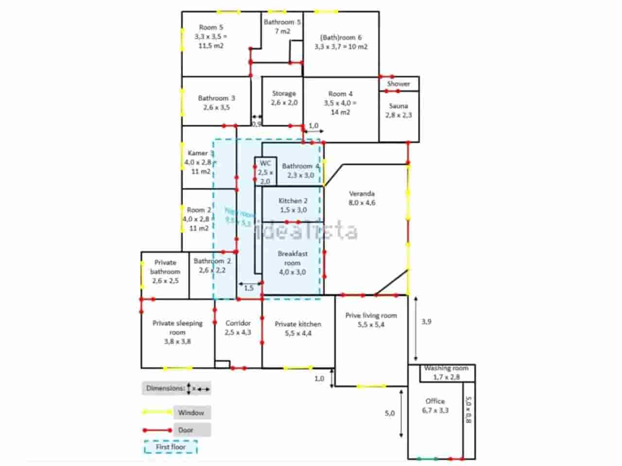 7 soveværelse Villa til salg i Antigua med swimmingpool - € 549.000 (Ref: 9607054)
