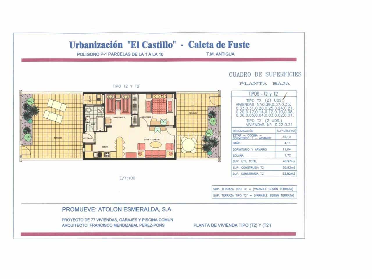 2 bedroom Apartment for sale in Caleta de Fuste with pool garage - € 215,000 (Ref: 9731564)