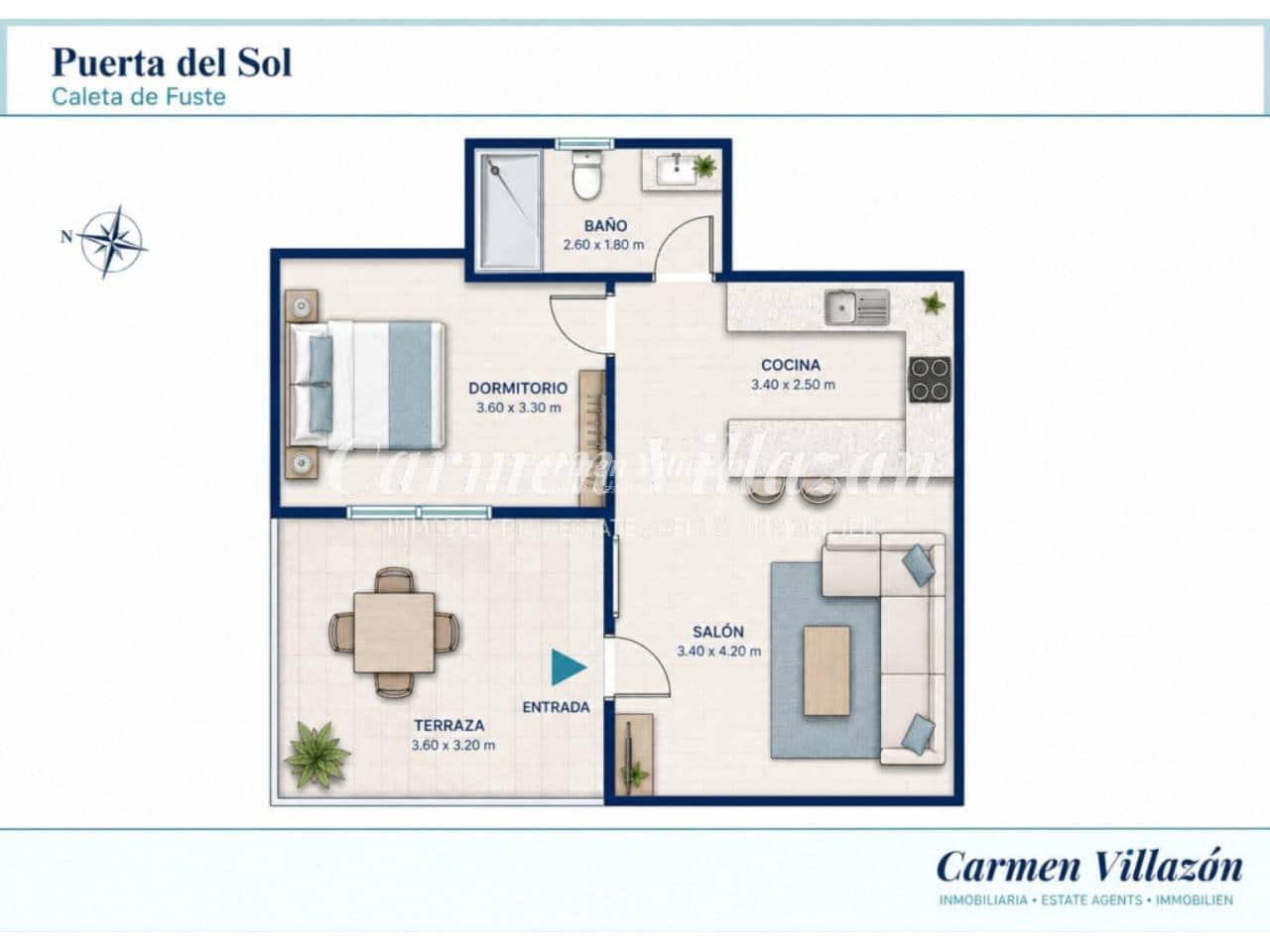 1 bedroom Apartment for sale in Caleta de Fuste with pool - € 160,000 (Ref: 9798512)
