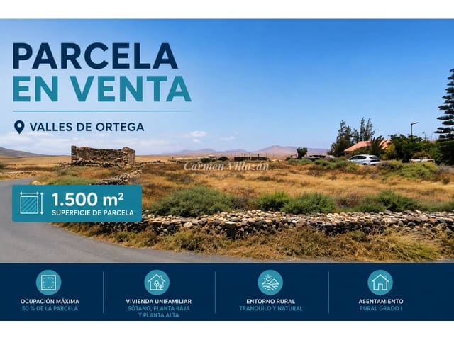 Area Edificabile in vendita in Valles de Ortega, Antigua - 105.000 € (Rif: 9906816)