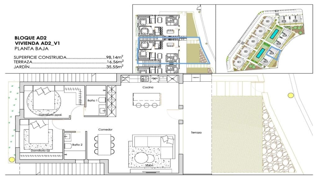 2 soveværelse Lejlighed til salg i Torre-Pacheco med swimmingpool garage - € 334.900 (Ref: 10014109)