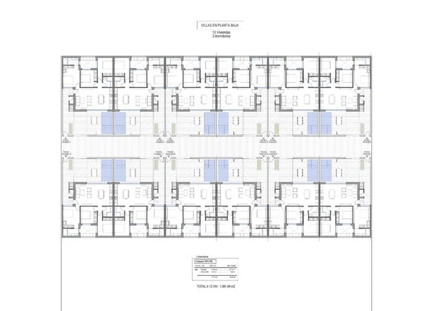 3 makuuhuone Huvila myytävänä paikassa Condado de Alhama, Alhama de Murcia mukana uima-altaan 
autotalli - 325 000 € (Ref: 10022919)