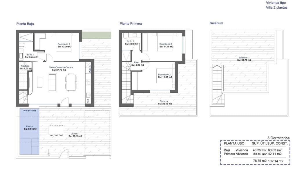3 Zimmer Villa zu verkaufen in Condado de Alhama mit Pool Garage - 375.000 € (Ref: 10022923)