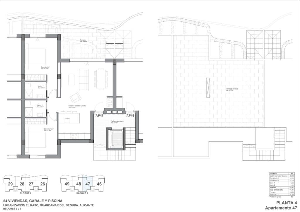 Ático de 2 habitaciones en Guardamar del Segura en venta con piscina garaje - 376.900 € (Ref: 10027561)