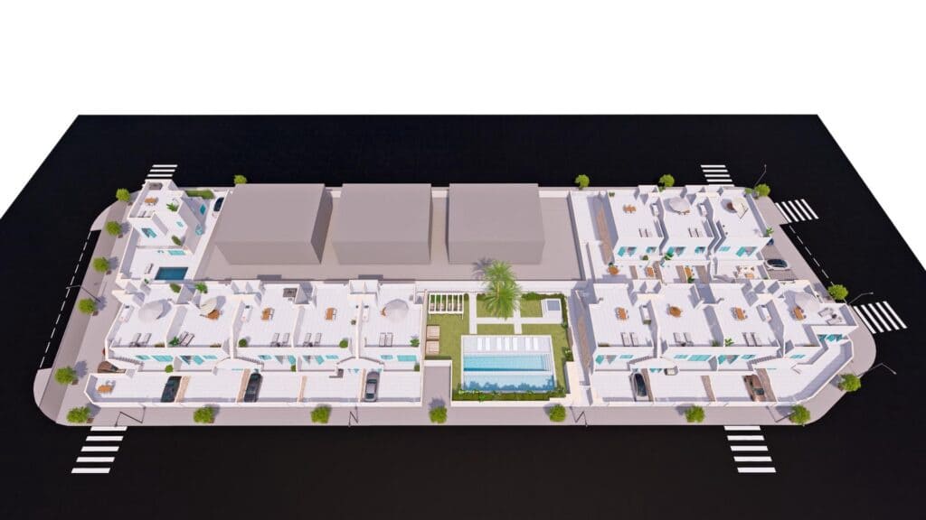 3 sovrum Takvåning till salu i Pilar de la Horadada med pool garage - 355 000 € (Ref: 10030877)