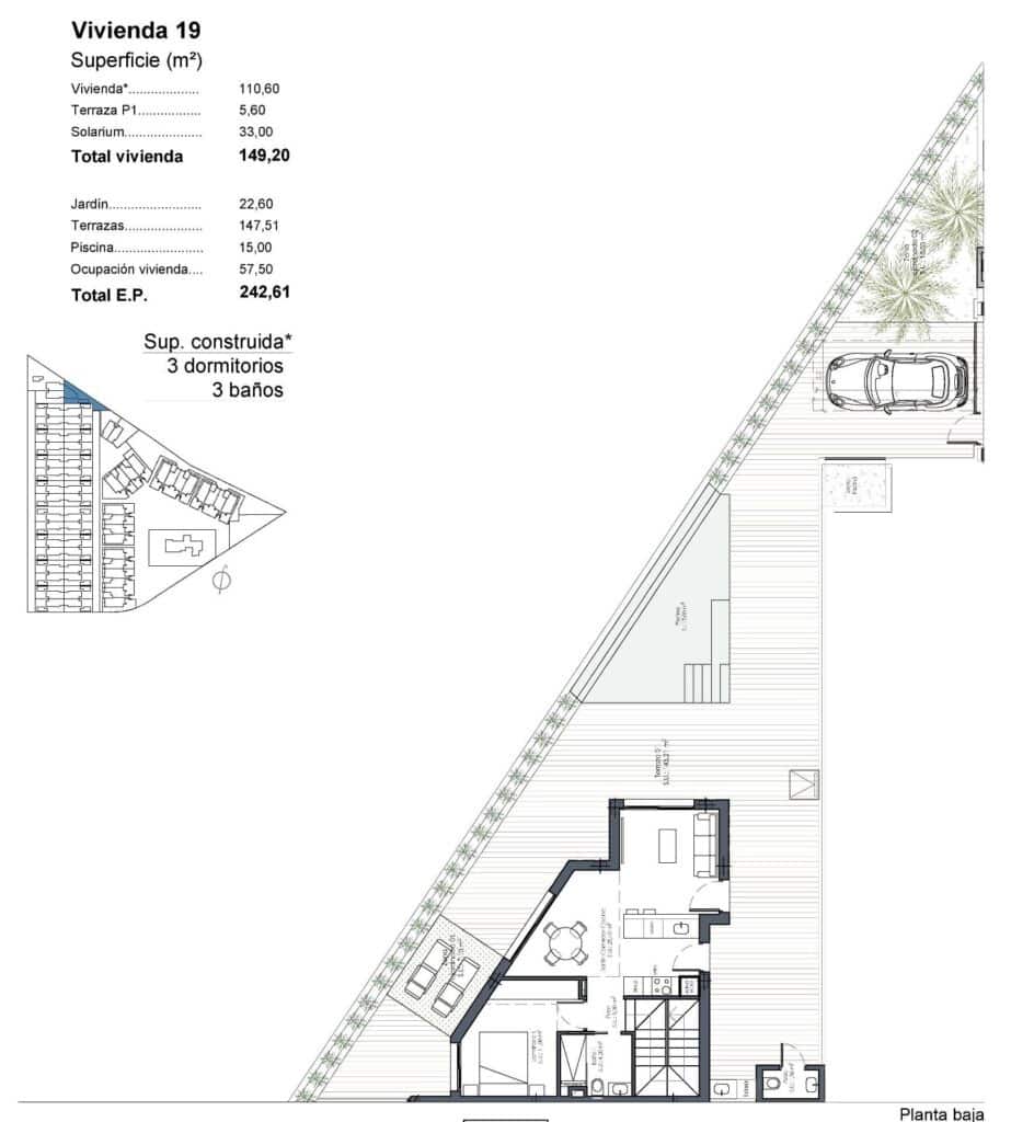 Chalet de 3 habitaciones en Los Alcázares en venta con piscina garaje - 645.000 € (Ref: 10109930)
