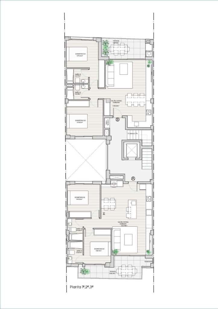 2 soveværelse Lejlighed til salg i Guardamar del Segura med garage - € 349.000 (Ref: 10109938)