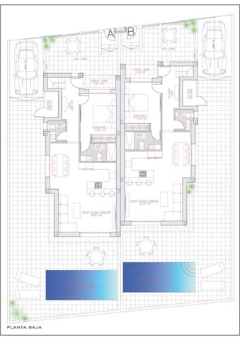 3 Zimmer Villa zu verkaufen in Daya Nueva mit Pool Garage - 389.000 € (Ref: 10116004)