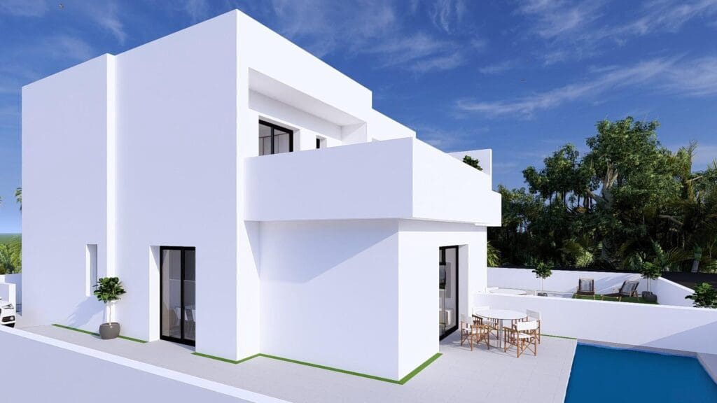 3 bedroom Villa for sale in Daya Nueva with pool garage - € 389,000 (Ref: 10116004)