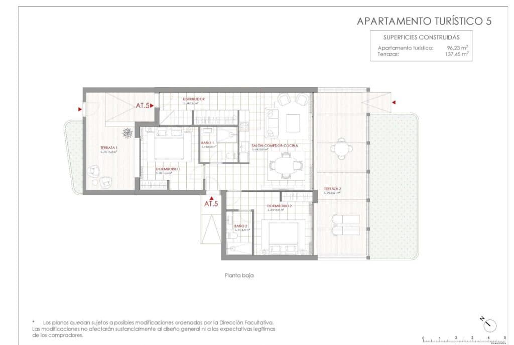2 bedroom Villa for sale in La Manga Club with pool garage - € 400,000 (Ref: 10144748)