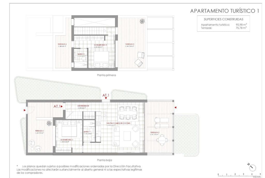 2 chambre Villa/Maison à vendre à La Manga Club avec piscine garage - 365 000 € (Ref: 10144750)