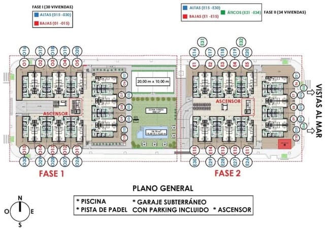 2 soveværelse Lejlighed til salg i El Mojon, Pilar de la Horadada med swimmingpool garage - € 339.000 (Ref: 10168830)