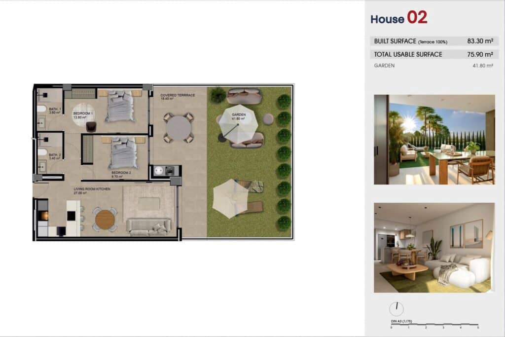 2 bedroom Apartment for sale in Guardamar del Segura with pool garage - € 315,000 (Ref: 10174154)