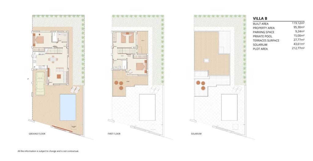 3 sypialnia Willa na sprzedaż w Los Alcazares z basenem garażem - 428 000 € (Ref: 10187330)