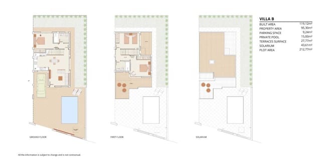 3 slaapkamer Villa te koop in Centro, Los Alcázares met zwembad garage - € 428.000 (Ref: 10187330)