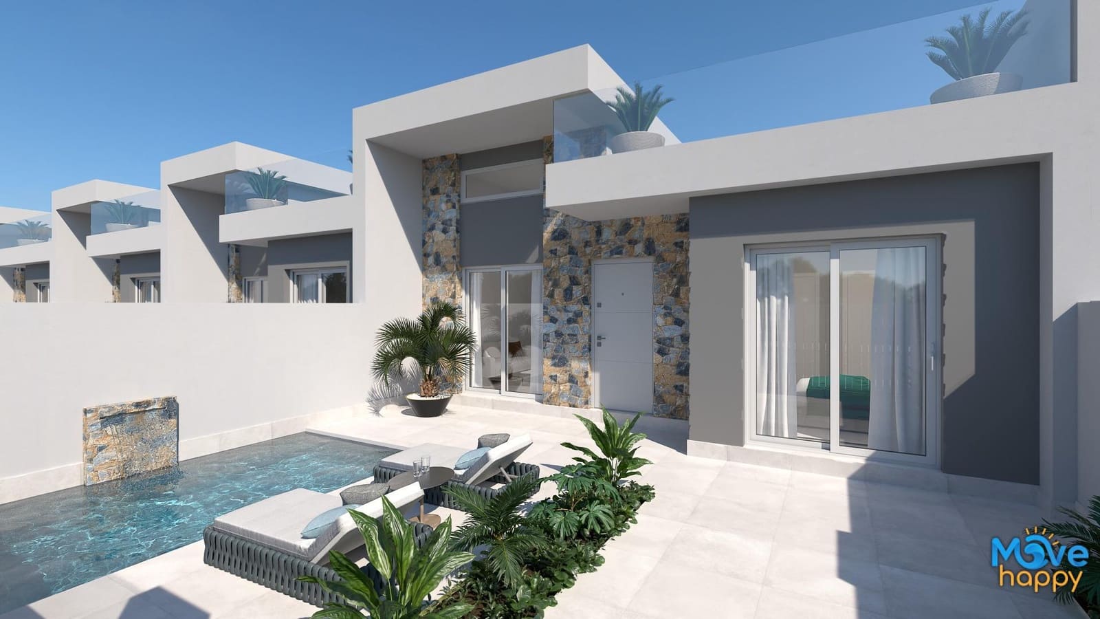 2 bedroom Villa for sale in Sucina, Murcia city with pool garage €