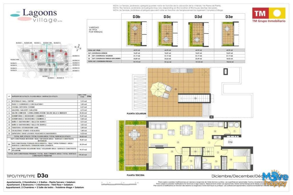 2 Zimmer Penthouse zu verkaufen in Torrevieja mit Pool Garage - 326.000 € (Ref: 8021475)