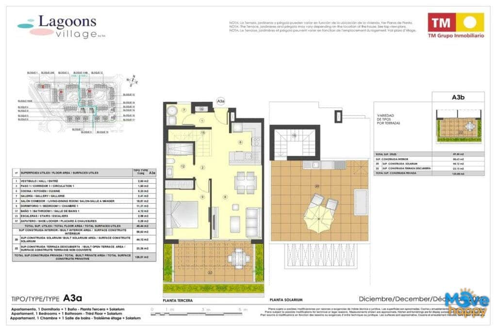 1 Zimmer Penthouse zu verkaufen in Torrevieja mit Pool Garage - 268.000 € (Ref: 8021476)