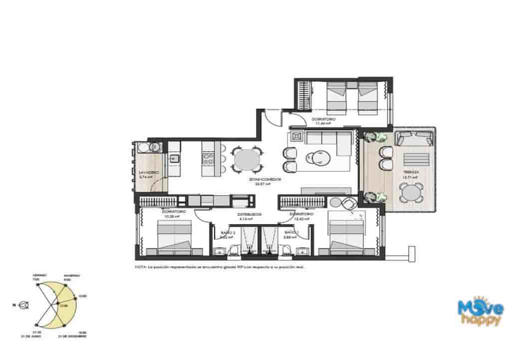 3 bedroom Apartment for sale in Torre-Pacheco with pool garage - € 336,000 (Ref: 8021518)