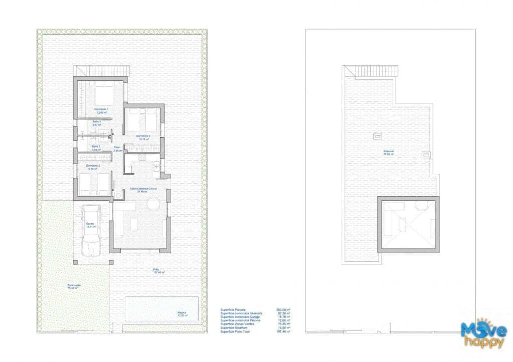 3 chambre Villa/Maison à vendre à Los Alcazares avec piscine garage - 383 400 € (Ref: 8021943)