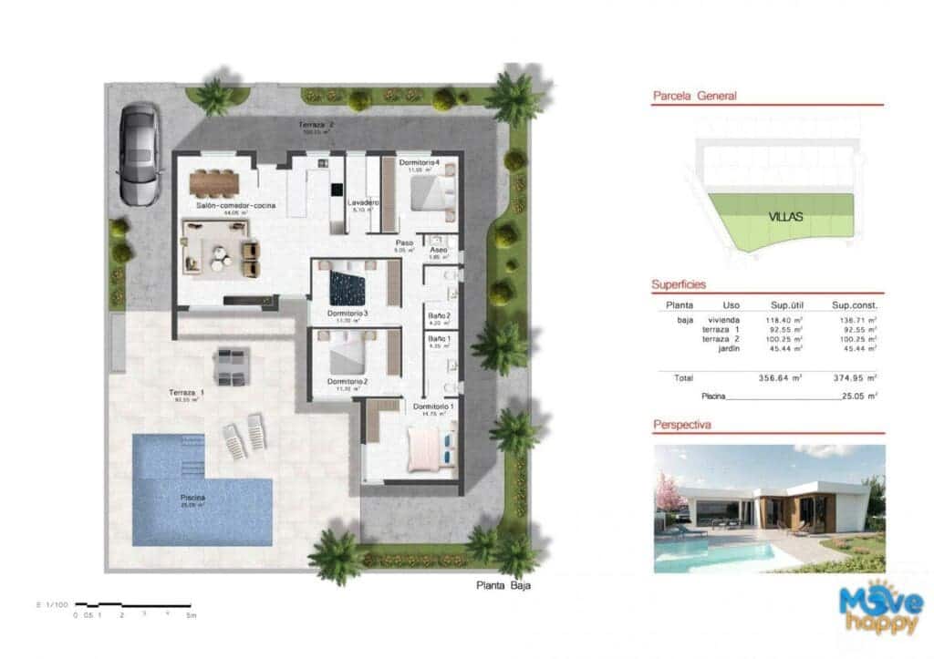 3 soverom Villa til salgs i Banos y Mendigo med svømmebasseng garasje - € 514 900 (Ref: 8022048)