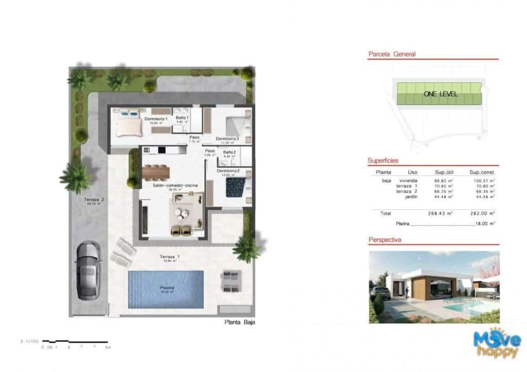 3 soverom Villa til salgs i Banos y Mendigo med svømmebasseng garasje - € 429 900 (Ref: 8022055)