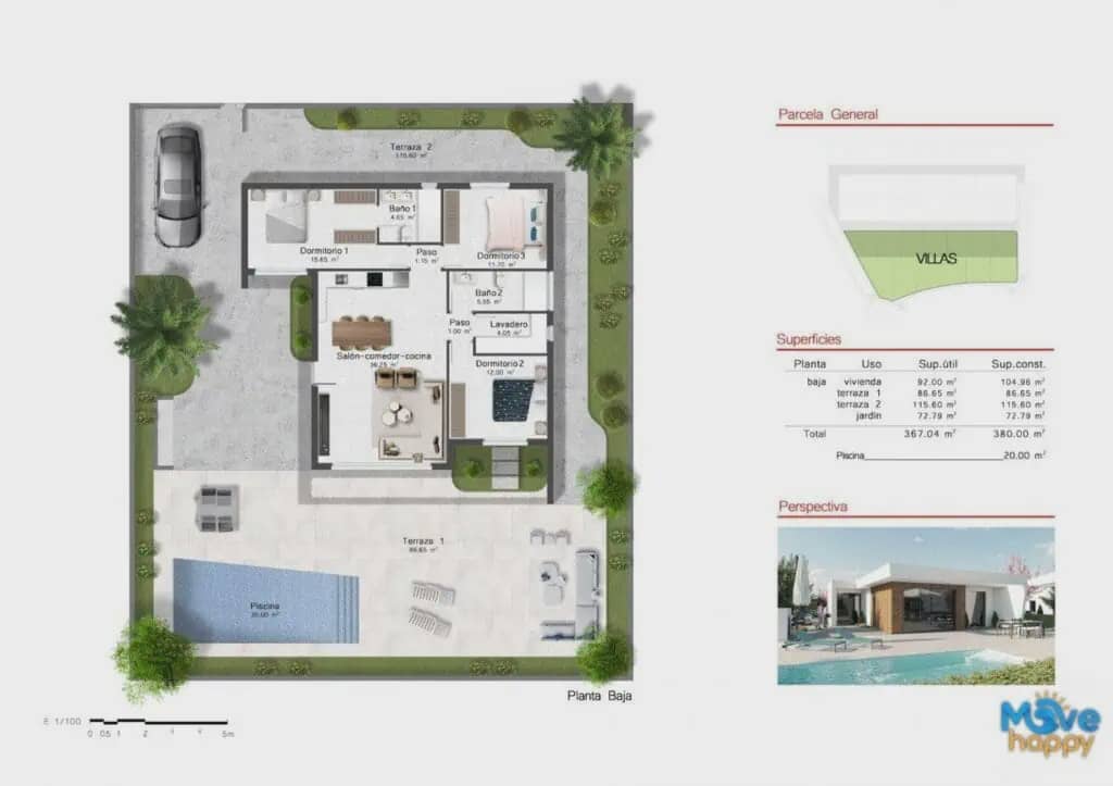 3 soverom Villa til salgs i Banos y Mendigo med svømmebasseng garasje - € 465 900 (Ref: 8022059)