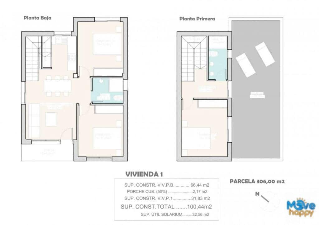 3 soveværelse Villa til salg i Ciudad Quesada med swimmingpool garage - € 459.900 (Ref: 8022070)