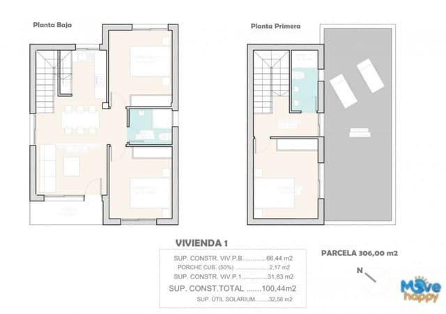 3 slaapkamer Villa te koop in Ciudad Quesada, Rojales met zwembad garage - € 459.900 (Ref: 8022070)