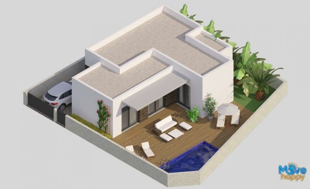 2 soveværelse Villa til salg i Benijofar med garage - € 453.000 (Ref: 8022095)