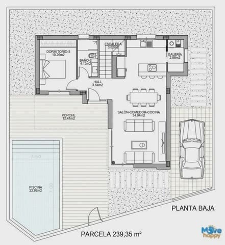 3 soveværelse Villa til salg i Benijófar med garage - € 523.000 (Ref: 8022096)