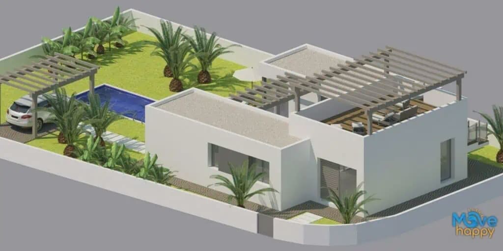 3 Zimmer Villa zu verkaufen in Benijofar mit Pool Garage - 567.000 € (Ref: 8022098)