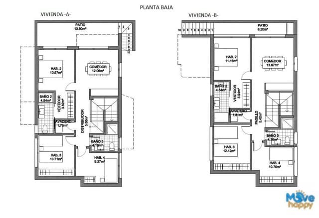 4 makuuhuone Huvila myytävänä paikassa Los Europeos, Torrevieja mukana uima-altaan 
autotalli - 940 000 € (Ref: 8022154)