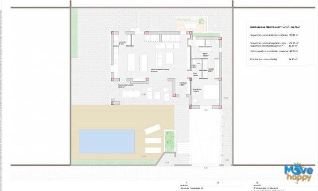 3 soveværelse Villa til salg i Los Balcones - Los Altos, Torrevieja med swimmingpool garage - € 750.000 (Ref: 8022167)