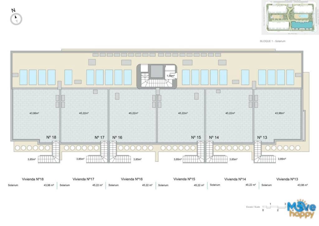 2 soveværelse Penthouse til salg i Pilar de la Horadada med swimmingpool garage - € 299.000 (Ref: 8040541)