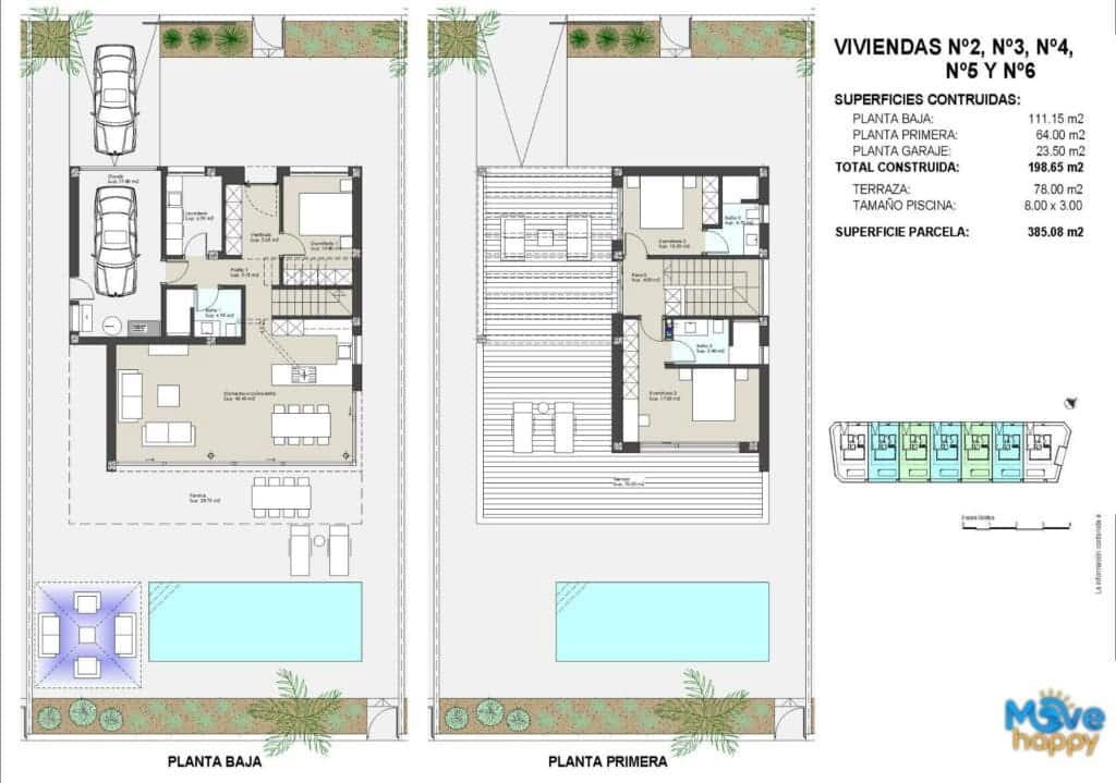 3 soveværelse Villa til salg i Roldan med swimmingpool garage - € 995.000 (Ref: 8047854)