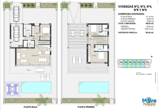 3 slaapkamer Villa te koop in Roldan, Torre-Pacheco met zwembad garage - € 995.000 (Ref: 8047854)