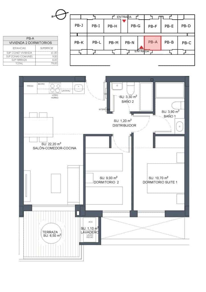 2 chambre Appartement à vendre à Benijofar avec piscine garage - 253 000 € (Ref: 8130682)