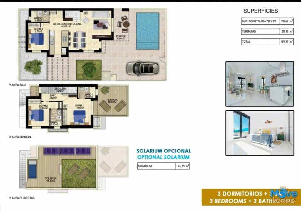 3 camera da letto Villa in vendita in Vistabella con piscina garage - 389.000 € (Rif: 8225618)