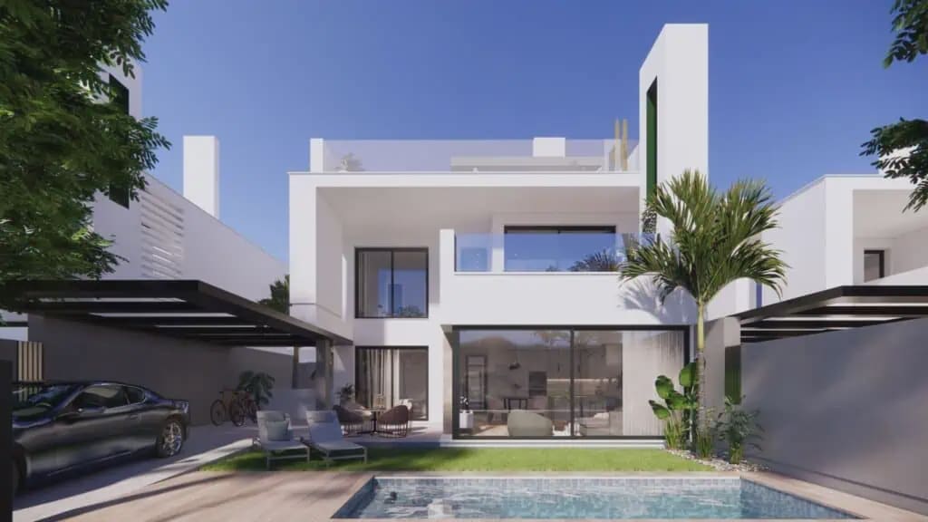 3 soveværelse Villa til salg i Los Alcazares med swimmingpool garage - € 515.500 (Ref: 8527499)