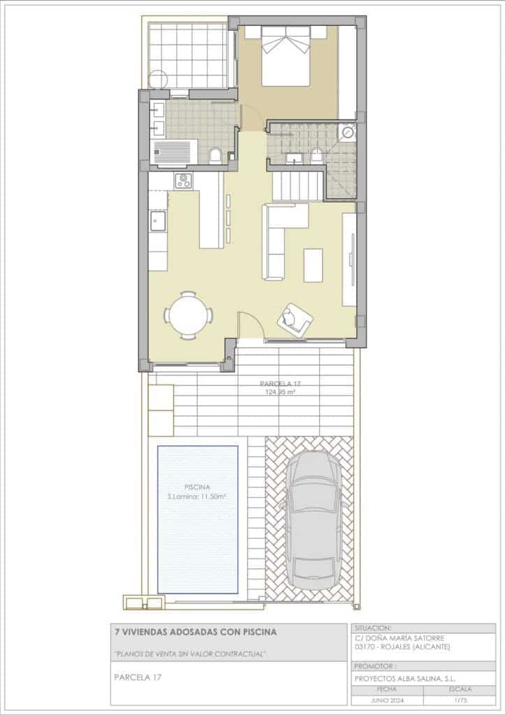 3 bedroom Townhouse for sale in Rojales with pool garage - € 355,900 (Ref: 8531490)