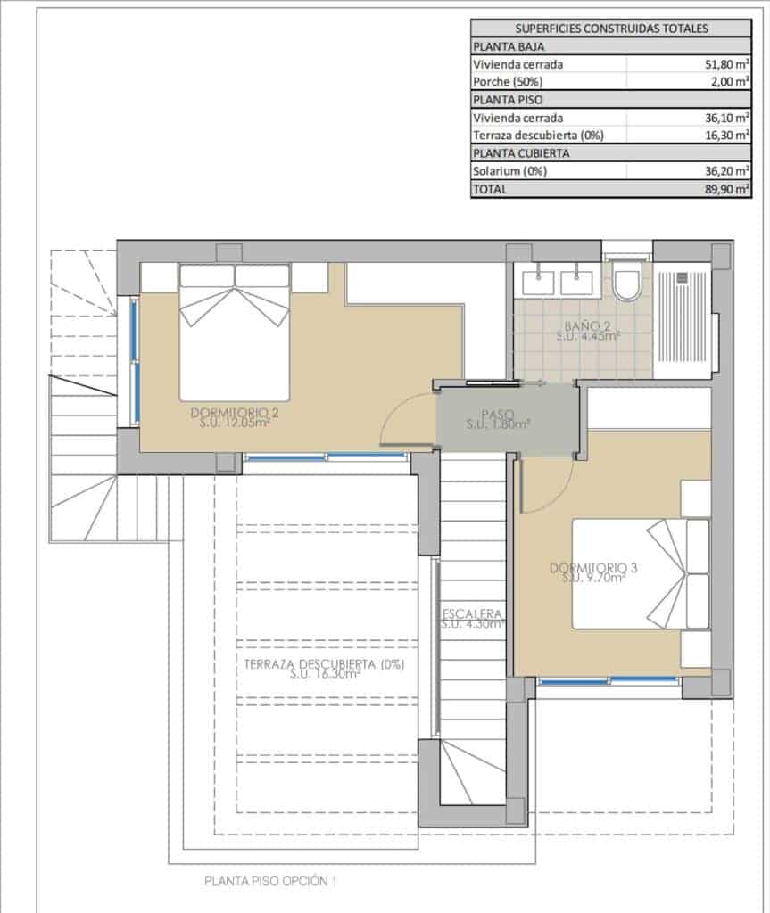 3 sypialnia Willa na sprzedaż w Los Montesinos z basenem garażem - 423 900 € (Ref: 8614682)