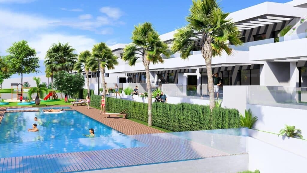 2 soveværelse Lejlighed til salg i Algorfa med swimmingpool garage - € 251.000 (Ref: 8634044)
