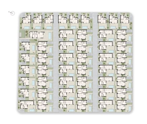 3 makuuhuone Huvila myytävänä paikassa Ciudad Quesada, Rojales mukana uima-altaan 
autotalli - 496 000 € (Ref: 8783001)