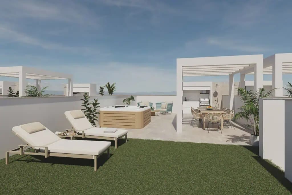 2 soveværelse Penthouse til salg i Pilar de la Horadada med swimmingpool garage - € 275.000 (Ref: 8950058)