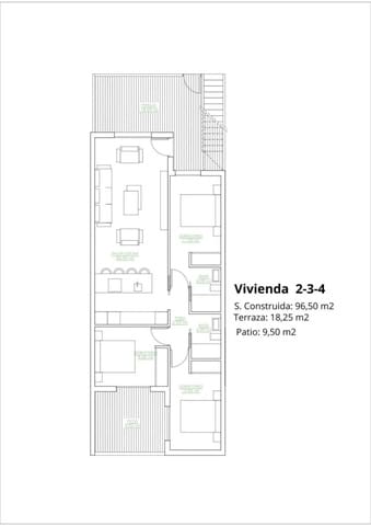 3 bedroom Apartment for sale in Lo Pagan, San Pedro del Pinatar with pool garage - € 269,900 (Ref: 8959932)